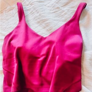 lululemon align tank top rare color size 6 maroon